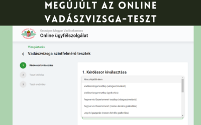 Megújult az online vadászvizsga-tesztünk